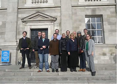 TCD and NU participants at Trinity College Dublin